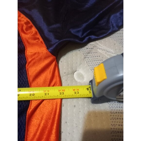 NFL Denver Broncos Jersey Mens Medium M Blue Orange Reebok Logo Jay Cutler #6 - Picture 10 of 11